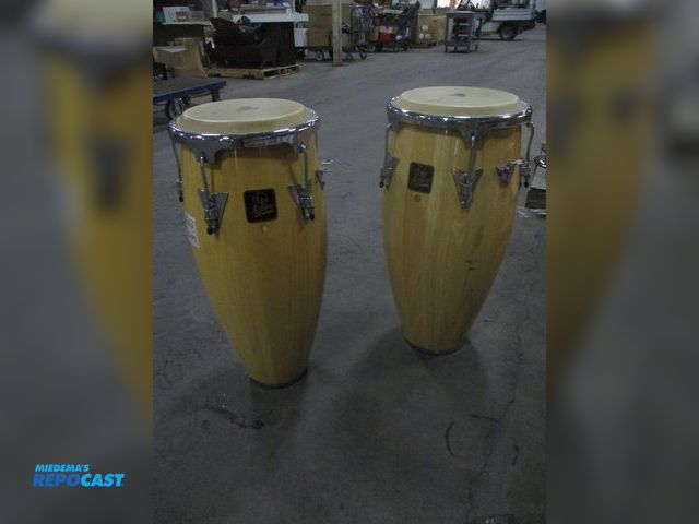 Lot 2-74802 - 2-piece Latin Percussion Aspire Series Conga Drums - 28" tall