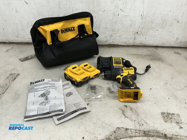 Lot 2-31523 - New Dewalt DCD799 Cordless Hammerdrill/Drill Driver DeWalt DCB1104 Charger, DeWalt DCB203 &amp; DCB2...
