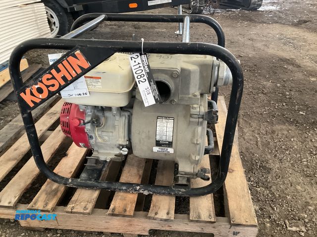 Lot 2-11082 - Koshin KTH-80S 3" Trash Pump Portable Gas Powered Recoil Start