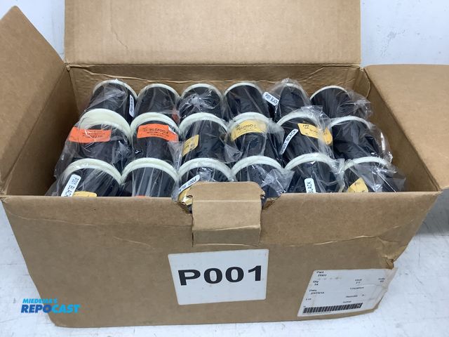 Lot 2-76917 - 54 rolls of black industrial thread