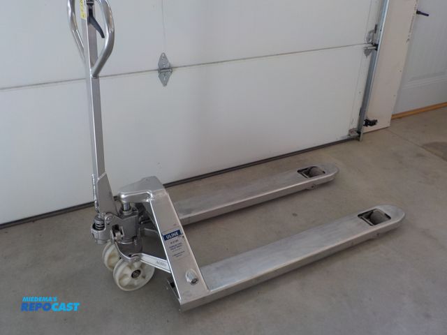 Lot 2-34077 - U-Line stainless steel pallet truck. Model H-2185.