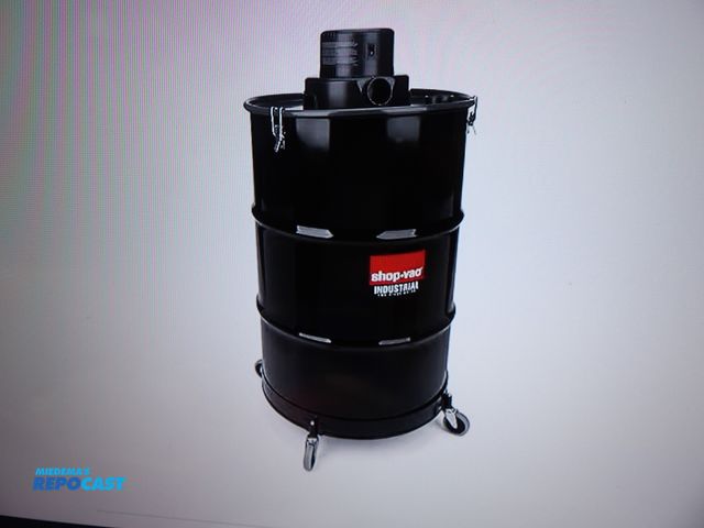 Lot 2-53002 - New in box industrial shop vac vacuum - wet/dry, 2-strage, 3hp. 55gal tank, steel, 2" hose