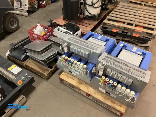 Lot 2-92005 - Lot of (2) skids of print screen equipment, including (2) FreeJet 330TX Plus DTG Printers.