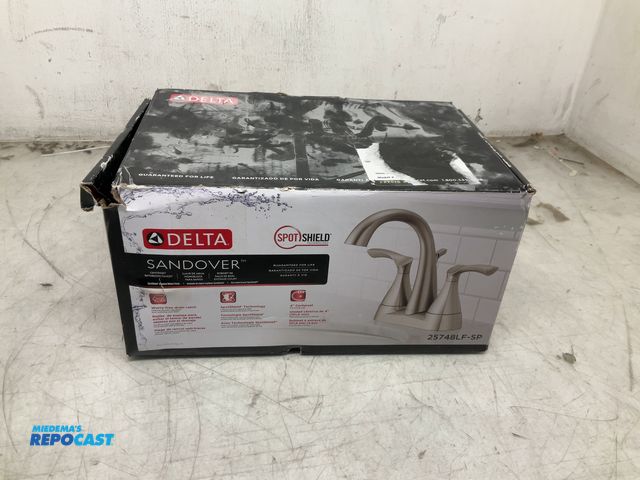 Lot 2-19534 - Delta Sandover Bathroom Faucet