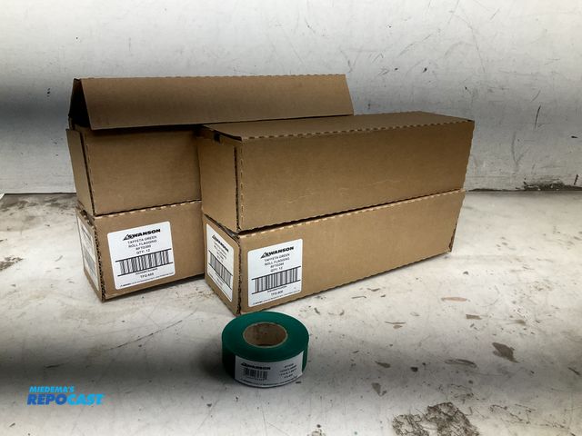 Lot 2-74853 - 48 Rolls of 300’ Swanson Taffeta Green Flagging Tape RFTG300