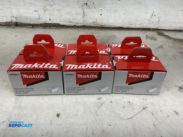 Lot 2-35451 - (6) Makita 197556-3 replacement HEPA Filter