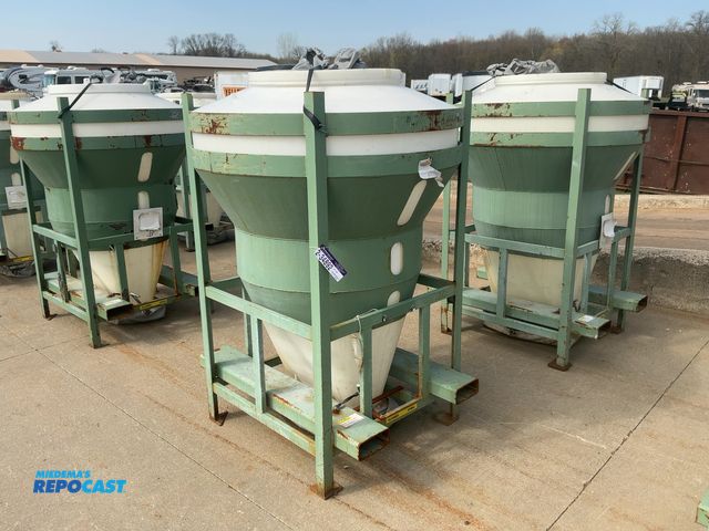 Repocast.com - Lot 2-34892 - (1) Used Material Storage Hopper, Metal ...