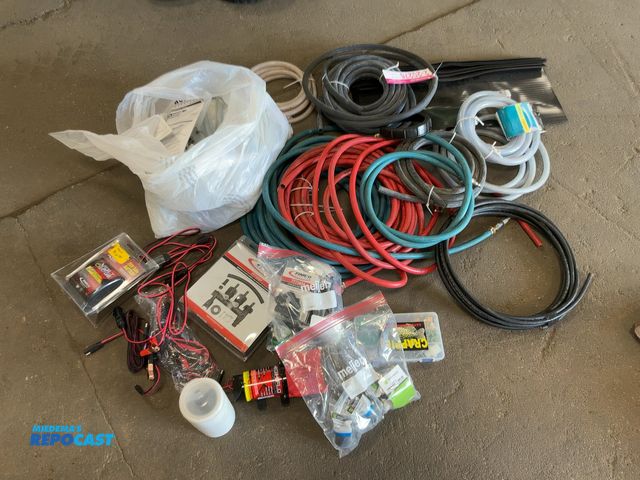 Lot 2-20276 - Lot of Assorted Sprayer Parts and More, includes 2.4 GPM 12 Volt Pump, Fimco Manifold Kit, Power Lea...