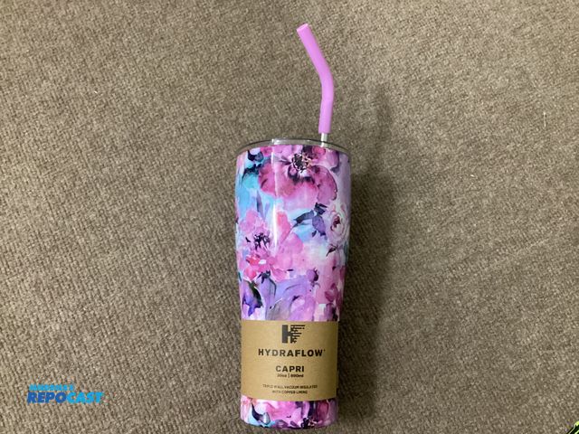 Lot 2-76436 - New HYDRAFLOW CAPRI 30oz Triple wall vacuum insulated tumbler with copper lining. 30 ounce, BPA free...