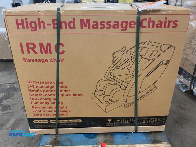 Lot 2-42136 - New SDLANCH IRMC Massage Chair, 5+8 massage mode, mobile phone holder, central control quick knob, U...