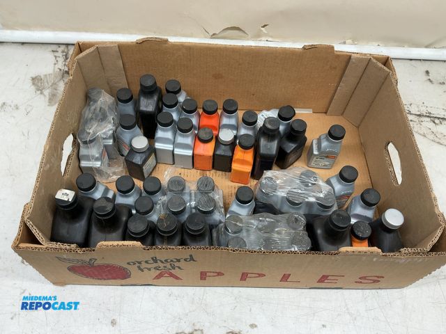 Lot 2-99768 - (52) Small Bottles of Assorted Stihl and Husqvarna 2-Cycle Engine Oil