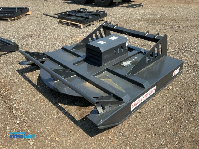 Lot 2-44043 - New JCT 72” Brush Mower Skid Steer Attachment, hydraulic driven with hoses and quick coupler fitting...