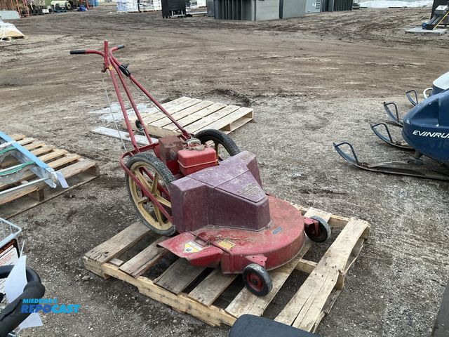 Lot 2-92388 - Yazoo S24 Push Mower Vintage master mower