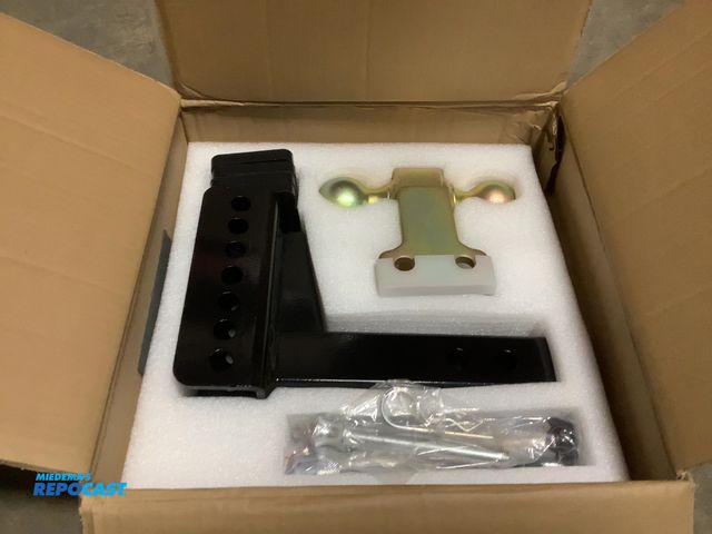 Lot 2-93527 - New Ifoka adjustable trailer hitch Iridescent drop hitch ball mount holds 20000 lbs.