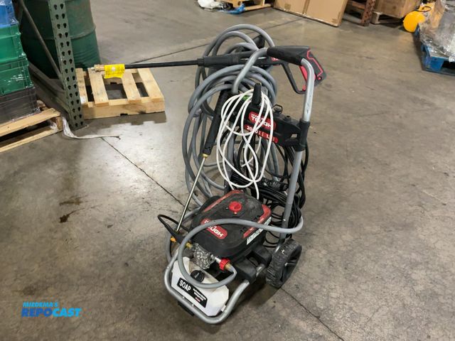 Lot 2-18377 - Hyper tough pressure washer 2000PSI 1.2GPM, with soap dispenser, extra spray sprayer