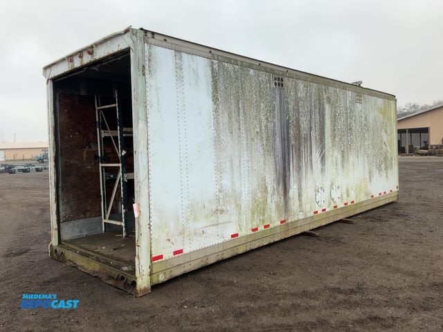 Lot 2-42891 - Pine 26’ Dry Van Storage Box, Aluminum Sides and Ceiling, Wood Deck, Roll Up Rear Door, 102” Wide, H...