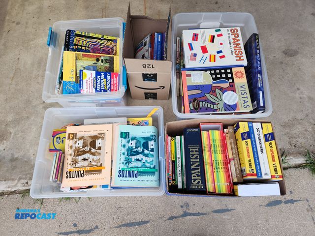 Repocast.com - Lot 2-21593 - Huge lot of foreign language textbooks ...