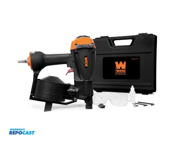Lot 2-13625 - Wen pneumatic coil roofing nailer - 61783