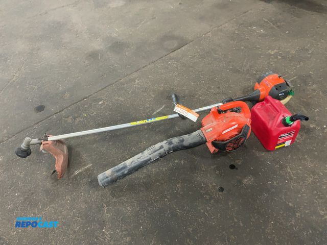 Lot 2-40415 - Lot of (1) Husqvarna 124L String Trimmer, (1) Echo PB-2520 Blower, and (1) 2-Gallon Gas Can, both tu...