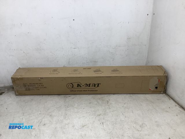 Lot 2-65699 - 1 K-Mat Office Chair mat protector for carpet, 36”x48”