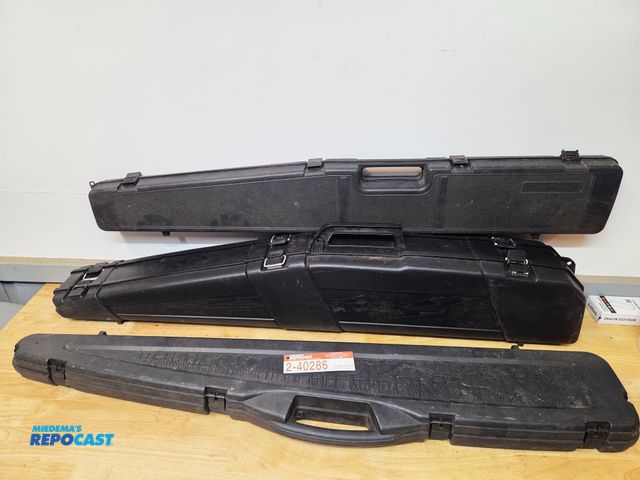Lot 2-40286 - lot of 3 hard gun cases
