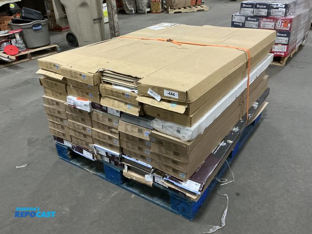 Lot 2-95965 - Skid of Various Size and Color Vinyl Flooring Planks