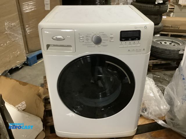 Lot 2-67513 - Lot includes: Whirlpool Tumbler Dryer 046 &amp; Whirlpool Aquasteam 6th sense front load laundry