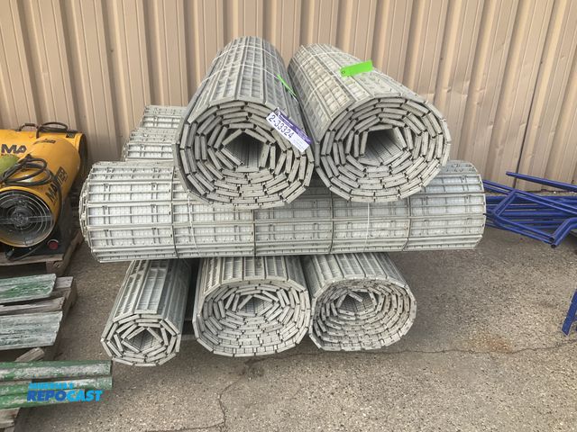 Lot 2-33324 - (7) 5’ x 20’ rolls and (1) 5’ x 8’ roll of Portapath plastic temporary turf/surface protection floor...