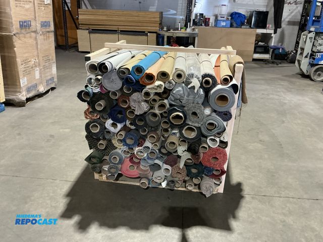 Lot 2-35781 - Pallet of Rolls of Miscellaneous Fabric