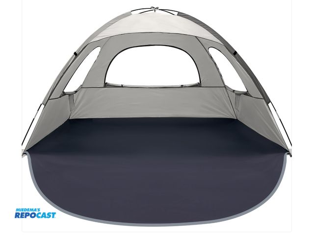 Lot 2-79894 - Gray Beach Tent w/ Bag