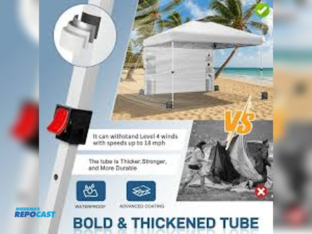 Lot 2-33632 - ktaxon 10 x 10 easy pop up canopy tent outdoor sunshade shelter outdoor gazebo one push setup with 2...