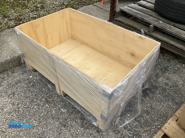Lot 2-34578 - Lot of (1) wooden crate good for storage approximately 30” x 42” x 24”