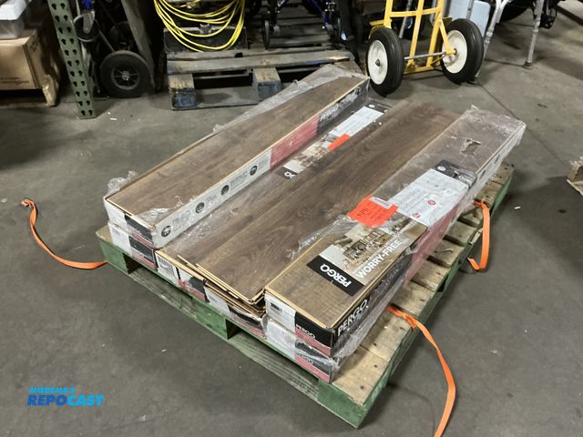 Lot 2-17493 - Skid of (6) Cases of Pergo Outlast Flooring, Somerton Auburn Hickory Color, 19.63 sq ft per box