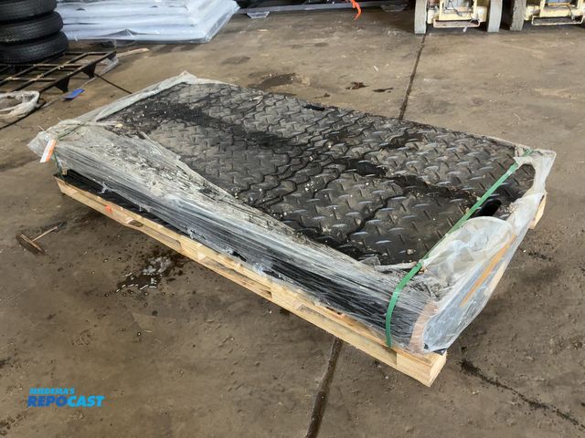 Lot 2-42185 - (15) New SDLANCH IRGPM Ground Protection Mats, Approx. 41-1/2” wide x 95” long x1/2” thick, diamond ...