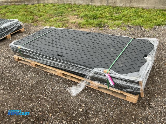 Lot 2-20370 - (15) New SDLANCH IRGPM Ground Protection Mats, Approx. 41-1/4” wide x 94-1/2”long x1/2” thick, diamo...