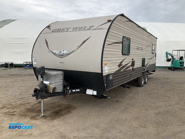 Lot 2-90184 - 2016 Forest River Grey Wolf Limited 22RR Camper Travel Trailer