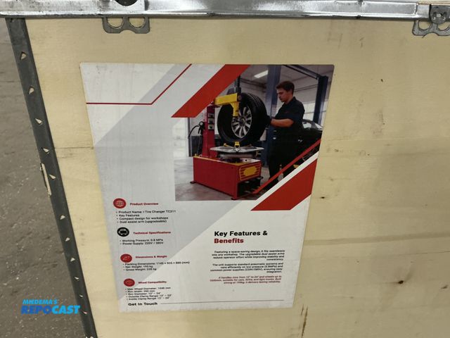 Lot 2-41175 - New SDLANCH TC311 Tire Changer, 220/380 Volt, 1040mm Max Wheel Diameter, 12-24" Rim Diameter, Crate ...