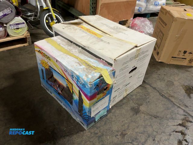 Lot 2-13330 - Axes 22” LED TV and a Thetford Aqua-Magic Style Plus RV Toilet