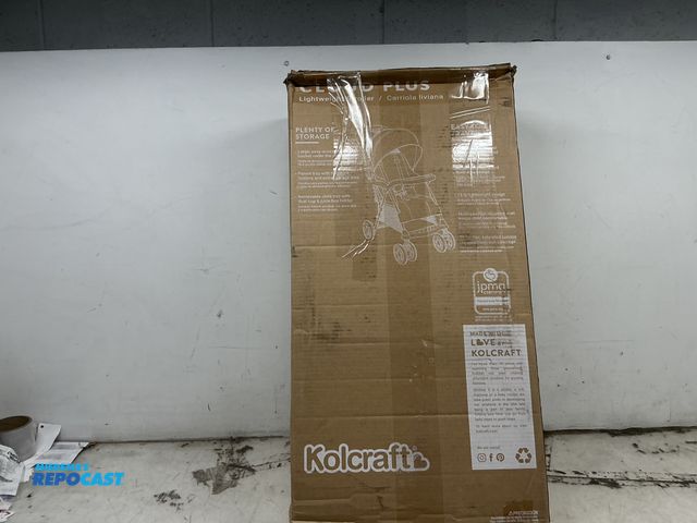 Lot 2-17176 - Kolcraft Cloud Plus Lightweight Easy Fold Compact Toddler Stroller 13 Lbs Grey