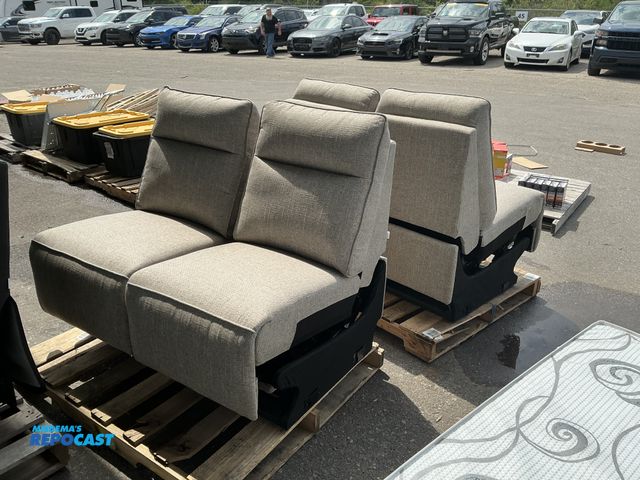 Lot 2-76865 - Lot of (4) rv sofa chairs -tan