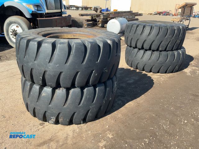 Lot 2-23666 - (4) Used Goodyear Size 20.5-25 Wheel Loader Tires