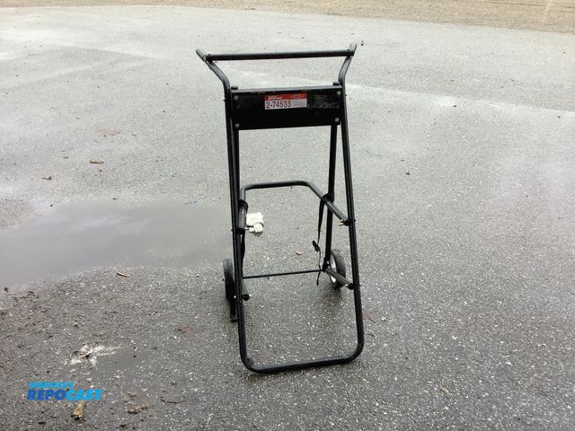 Lot 2-74533 - 1 Boat motor dolly, comes with buckle attached, to hold in place.