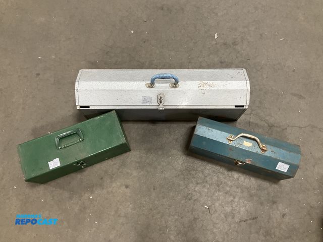 Lot 2-67427 - (3) tool boxes with various tools Inside each: (1) 32”, (2) 19” tool boxes