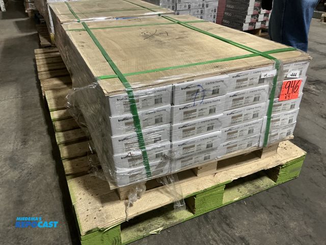 Lot 2-94784 - 20 boxes of traffic master - grip strip flooring. Khaki oak color. 16 planksi per box, 6” x 36”