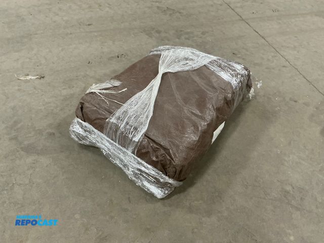 Lot 2-17042 - A-lion heavy duty brown (silver UV treatment) tarp approx. 50’ x 50’