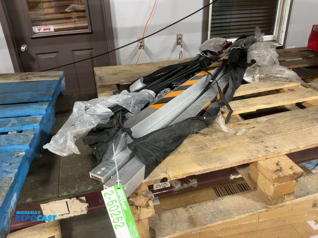 Lot 2-60262 - Aluminum bars and steel rods, unknown make, model, or application.