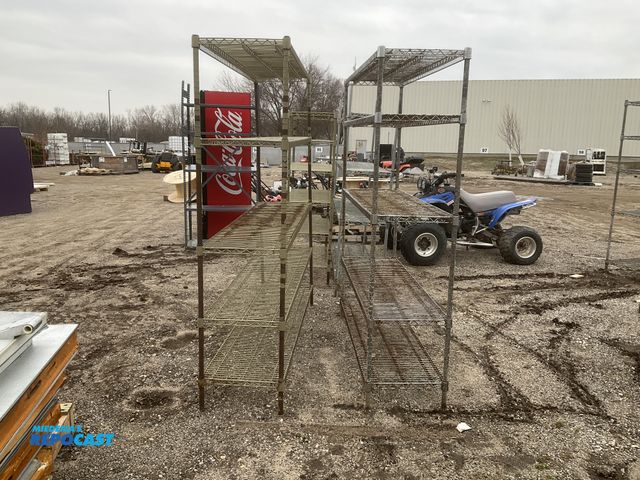 Lot 2-67113 - Lot of (2) 18" x 72" Wire Racks - 5-tier