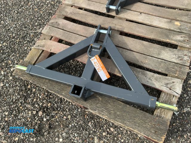Lot 2-40790 - New Wolverine 2” Receiver 3-Point AttachmentI, Model TQH-26-02C, 1-1/8” diameter side pins, 1” diame...