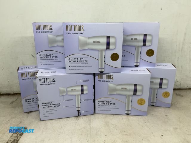 Lot 2-24385 - (8) hot tools pro signature quiet air power dryer