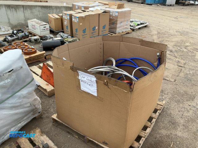 Lot 2-69469 - Large box of various miscellaneous industrial parts and components